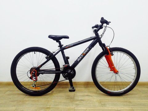 Велосипед 24 RockRider FiveTwoJunior підлітковий чорний алюм 000032425 фото