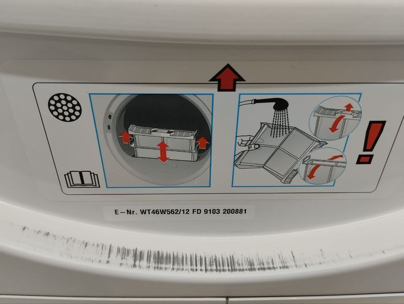 Сушильная машина SIEMENS WT46W562 1000W sn 461030353745008818 000046296 фото