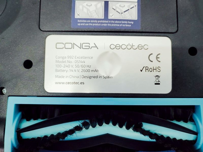 Пилоос робот Cecotec Conga 992 Excellence 05144 2600 mAh sn 1806882595 000043799 фото