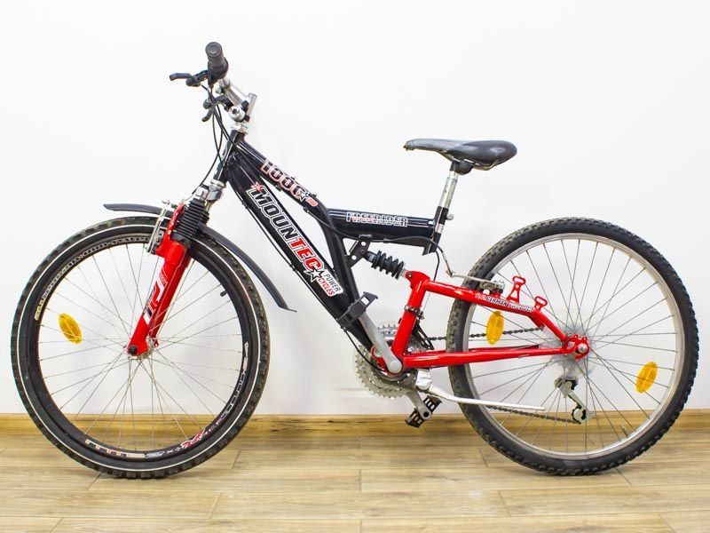 Велосипед 24 Mountec 1000PRO чорний підлітковий сталь 000024425 фото