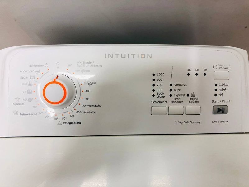 Стиральная машина вертикальная Electrolux Intuition EWT10020W 000044440 фото