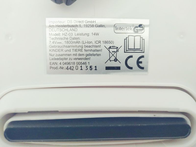 Пилосос робот CleanMaxx HZ 03 14w 1800 mAh sn 44201351 000032258 фото