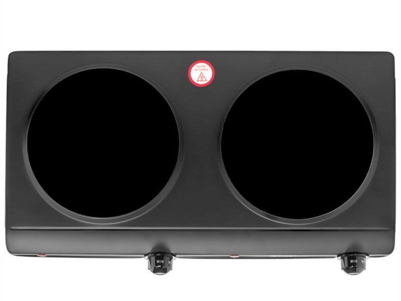 Плита электрическая First FA 5096 2 2500w Black 000045350 фото