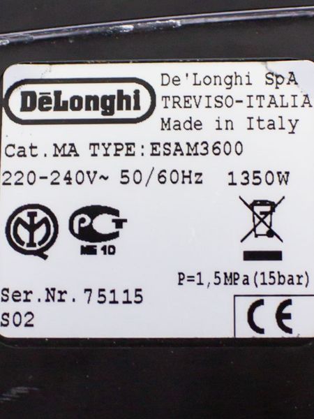 Кофемашина DeLonghi ESAM3600 000028882 фото