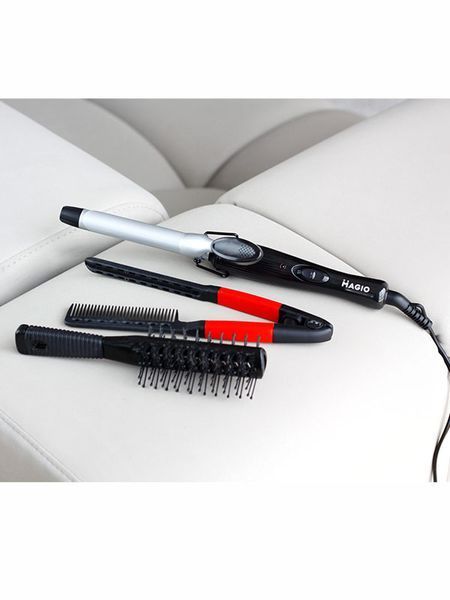 Плойка для завивки волос Magio MG 673 32w Black Silver 000038981 фото