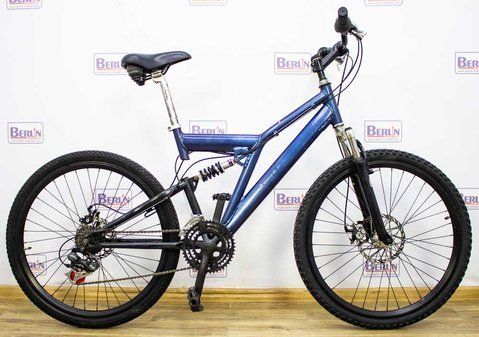 Велосипед 26 Noname (ballistic) двопідвіс синій алюміній 000012319 фото