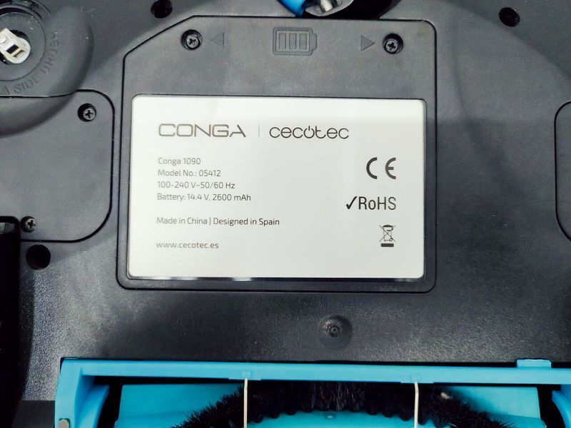 Пилоос робот Cecotec Conga 1090 05412 2600 mAh sn 054121903001203042 000043801 фото
