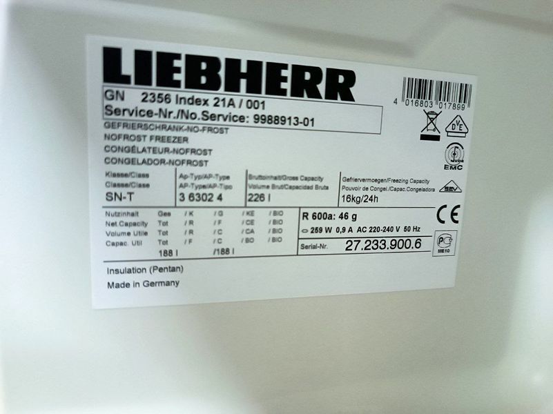 Морозильная камера Liebherr GN 2356 000044777 фото