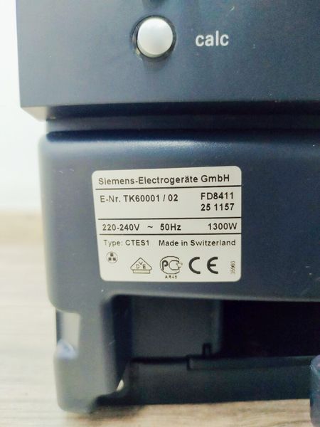 Кавомашина Siemens Surpresso S20 TK60001 02 1300w sn 8411 251157 000039960 фото