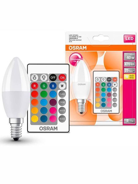 Лампа светодиодная Osram Star Plus Classic B E14 000023128 фото