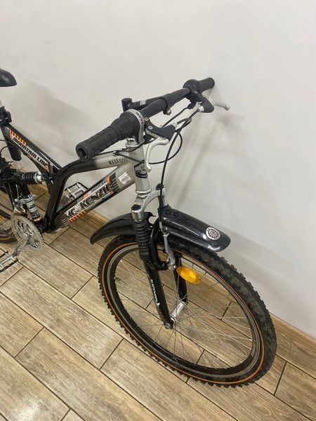Велосипед 26 McKenzie гірський чорно сірий алюм 000047832 фото