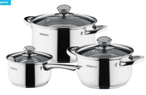 Набір посуду Ardesto Gemini Gourmet AR1906PS 6 предметів 000054054 фото