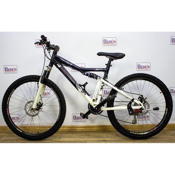 Велосипед 26 Decathlon rockrider Двухподвес черно-белый 000012394 фото