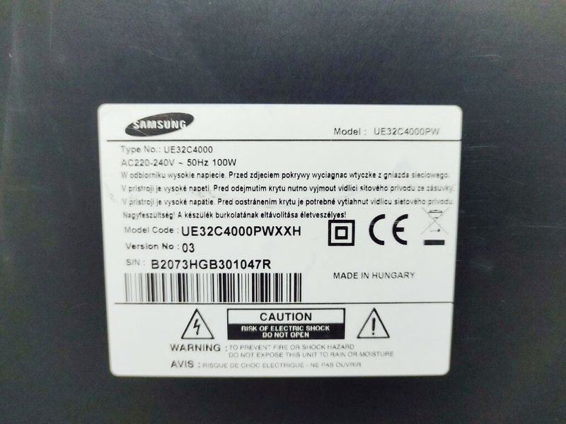 Телевізор 32 Samsung UE32C4000 LCD HD 000038104 фото