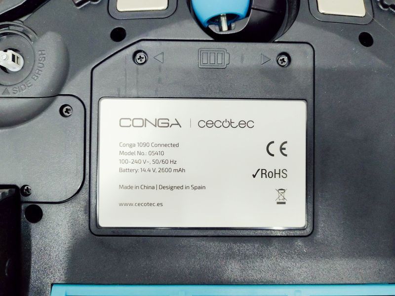 Пилоос робот Cecotec Conga 1090 Connected 05410 WiFi 2600 mAh sn 054101901002624809 000043796 фото