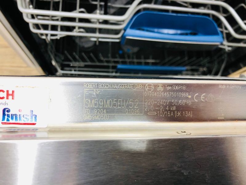 Посудомийна машина Bosch SMI59M05EU 52 2400w 12 персон sn 9204 01096 000041066 фото