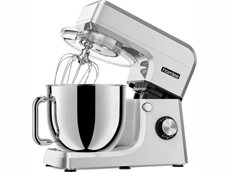 Миксер планетарный тестомес Homlee SM 1511 1800w 6500мл Grey 000038761 фото