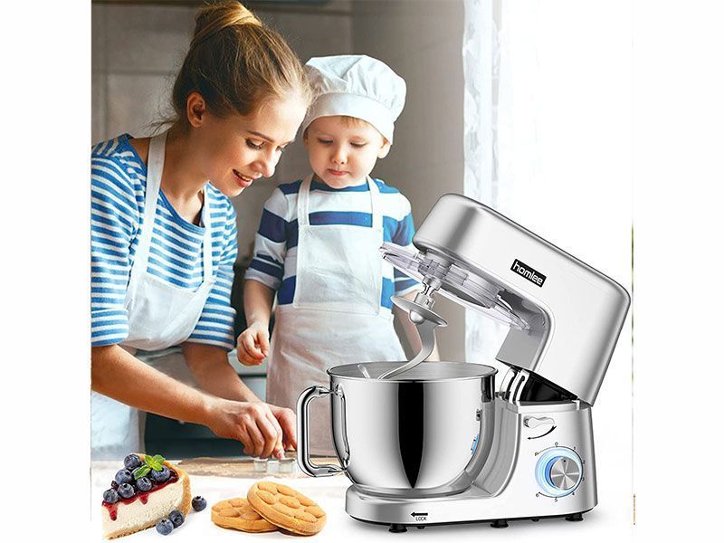 Миксер планетарный тестомес Homlee SM 1511 1800w 6500мл Grey 000038761 фото