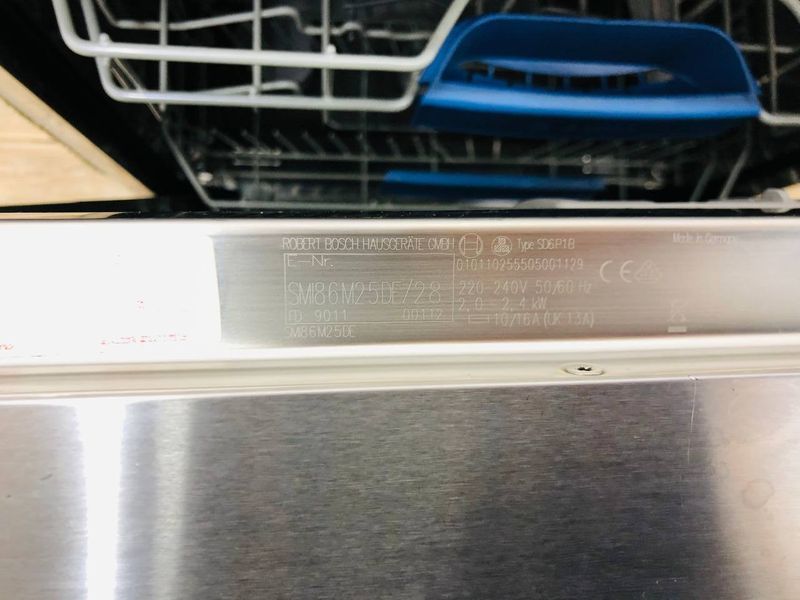 Посудомийна машина Bosch SMI86M25DE 28 2400w 12 персон sn 9011 00112 000042787 фото