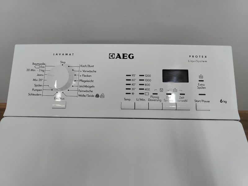 Стиральная машина вертикальная AEG L62260TL 2200W 6кг sn 50200034 000050119 фото