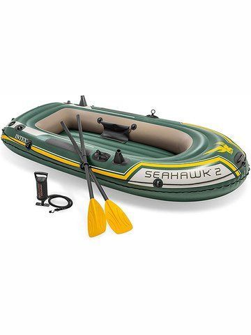 Човен надувний Intex Seahawk 2 Set FBA 68347EP 236x114x41 см бу LPNHE480687467 109е 000023309 фото