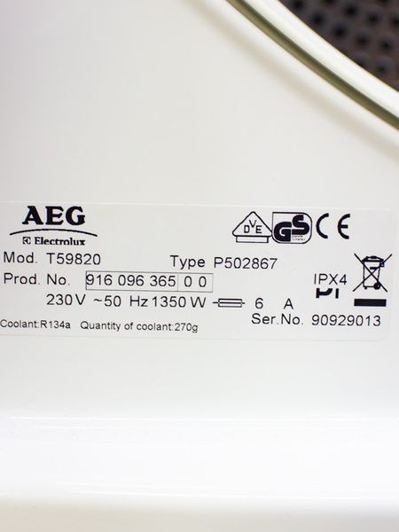 Сушильная машина AEG T59820 000016276 фото