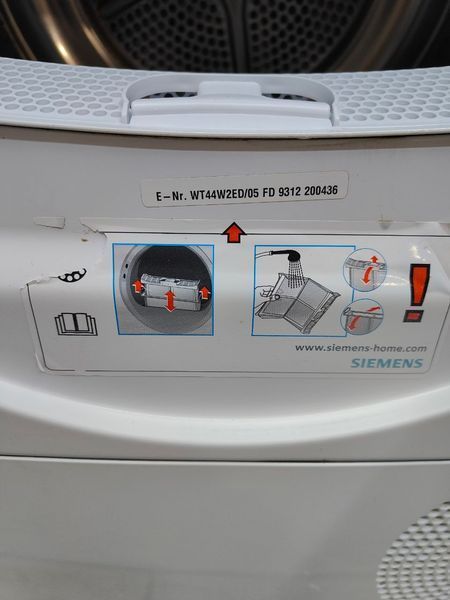 Сушильна машина Siemens Eco Edition WT44W2ED 05 1000W 7 кг sn 9312 200436 000052249 фото