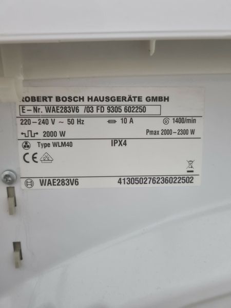 Стиральная машина Bosch Maxx6 WAE283V6 03 000041075 фото