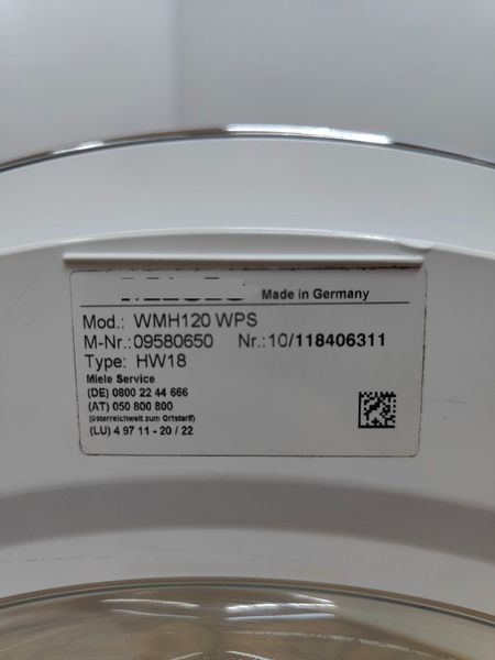 Пральна машина Premium WMH120 WPS 8кг sn 10118406311 000051280 фото