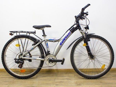 Велосипед 26 Kalkhoff гірський чорно сірий алюміній 000021308 фото