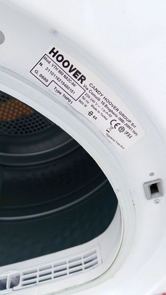 Сушильна машина Hoover Link VTH980NA2C84 Type TH01 900W 8kg sn 3110116219480151 000052200 фото