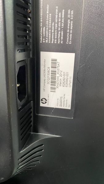 Монітор 23 Full HD 1920 1080 TN HP LA2306x LED VGA DVI DP USB 2 Pivot black 000046945 фото