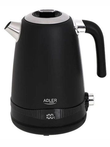 Электрочайник с регулировкой температуры Adler AD 1295 1700мл 2200w Black 000036251 фото