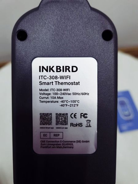 Термоконтролер Inkbird ITC 308 WiFi новий LPNHE596959907 30е 000033176 фото
