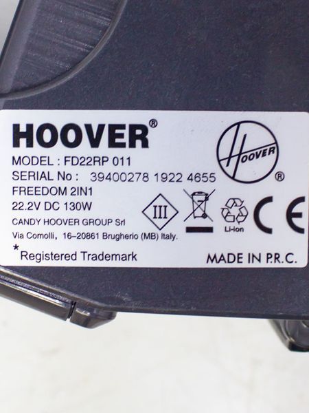 Пилосос вертикальний Hoover Freedom FD22RP 011 130w LPNHE535468325 81е 000026554 фото