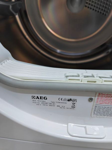 Сушильна машина AEG LAVATHERM T61278AC 2800W sn 54139046 000049848 фото