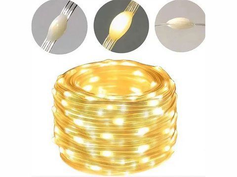 Гирлянда светодиодная уличная 300хLED 30м CC18200 T300 Warm White 000042952 фото