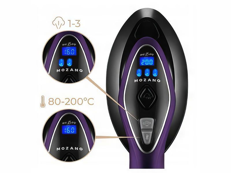 Отпариватель для одежды Mozano AGD ST 01 2500w 1200 мл Gold 000041969 фото