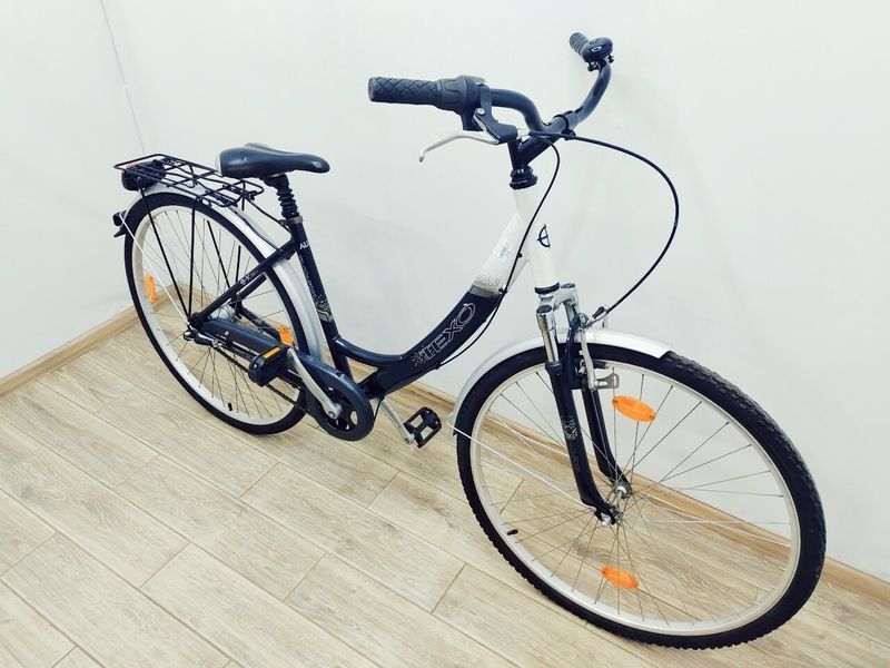 Велосипед 28 Texo OnyXcycle дамка чорно білий сталь 000042982 фото