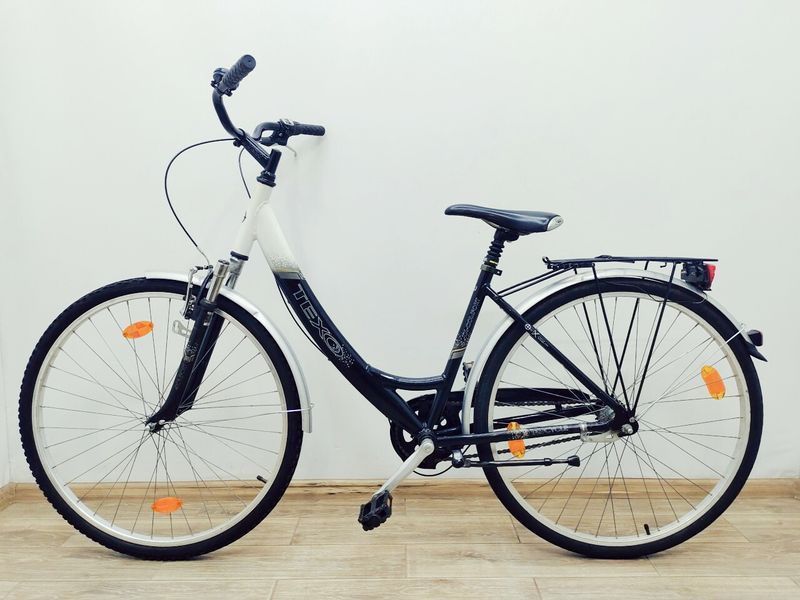 Велосипед 28 Texo OnyXcycle дамка чорно білий сталь 000042982 фото