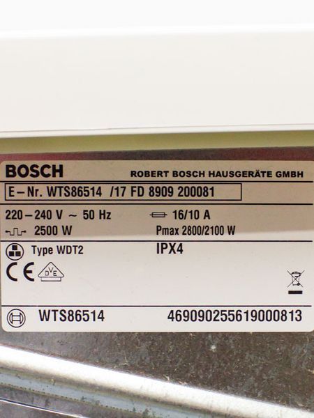 Сушильная машина Bosch Logixx8 WTS86514 17 000034620 фото