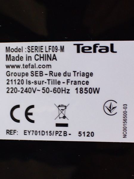 Мультипіч Tefal EY701D15 Serie LF09 M Easy Fry XXL 1850w купить бу (без коробки) LPNHK067019641 102е 000030668 фото