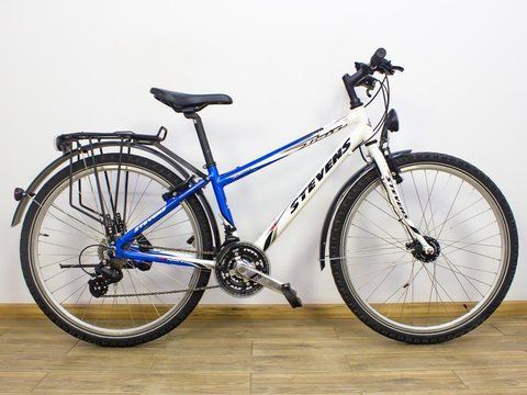 Велосипед 26 Stiwens Tour підлітковий біло-блакитний алюміній 000021148 фото