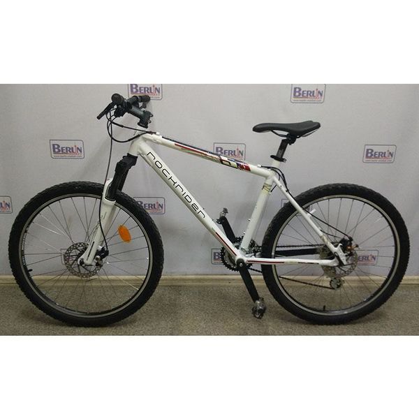 Велосипед 26 ROCKRIDER 53 горный белый алюм диск тормоз 000005094 фото