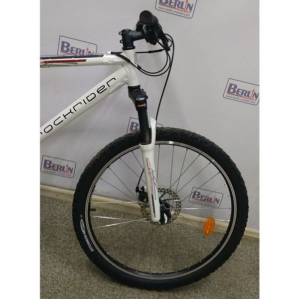 Велосипед 26 ROCKRIDER 53 горный белый алюм диск тормоз 000005094 фото