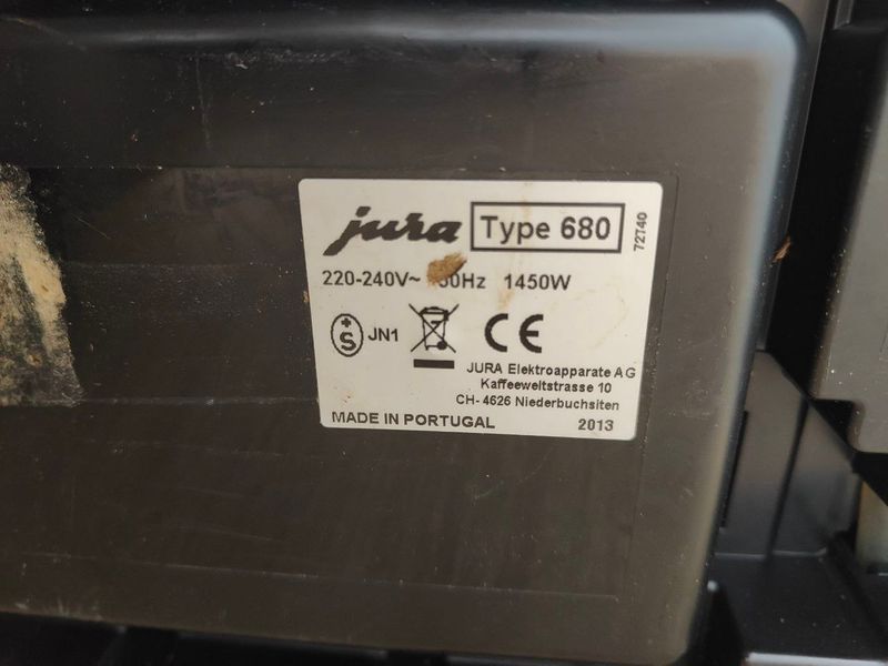 Кофемашина Jura Ena Micro Type 680 1450W sn 72740 000052390 фото