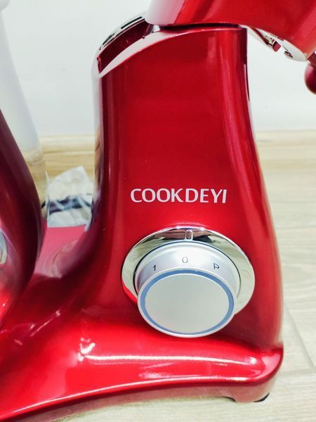 Миксер планетарный тестомес CookDeyi SM 1522NM 1800w 8л Red 000038760 фото