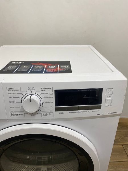Сушильная машина Koenic KTD8322 A2 800W 8кг sn 2203000708 000048145 фото
