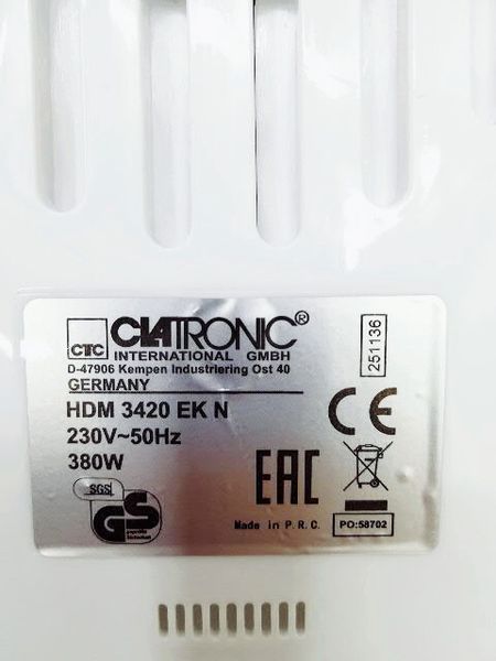 Устройство для хот догов и яйцеварка Clatronic HDM 3420 EK N 000033692 фото
