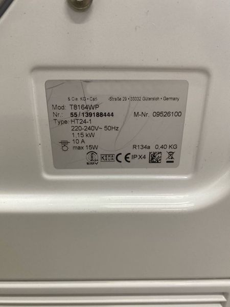 Сушильна машина Premium T 8164 WP 1150w 7 кг sn 55139188444 000044774 фото